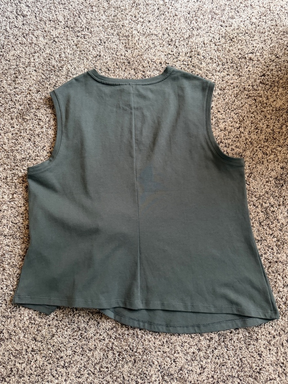 Banana Republic Cotton Draped Tank. - Picture 3 of 7